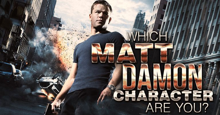 Which Matt Damon Character Are You?